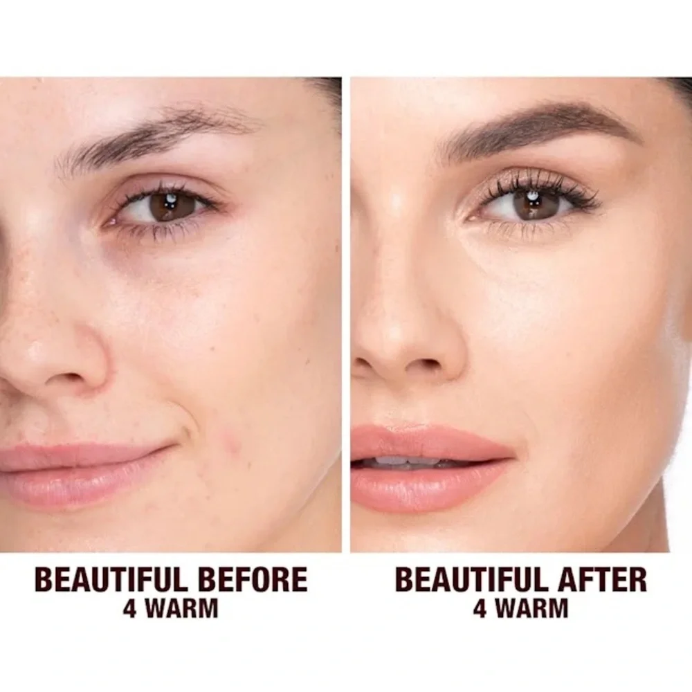 Charlotte Tilbury Beautiful Skin Foundation Shade 4 Warm Medium‎ Coverage 30ml